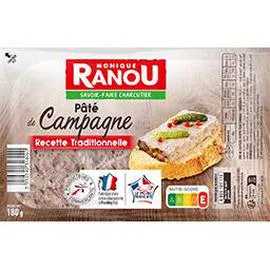 MONIQUE RANOU Pâté de campagne recette traditionnelle 180g