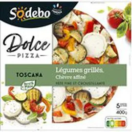 SODEBO Pizza toscane - au chèvre et légumes grillés 400g