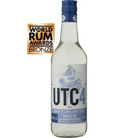 UTC4 Rhum blanc de la Martinique 70cl