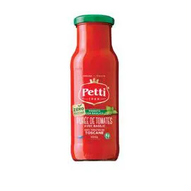 PETTI Purée de tomates avec basilic 500g
