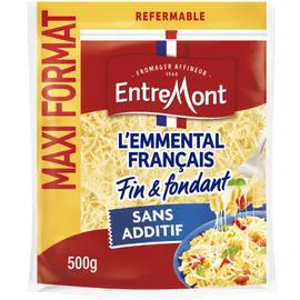 ENTREMONT Fromage Râpé Emmental 500g