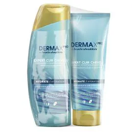 HEAD & SHOULDERS Shampoing Antipelliculaire Hydrate Expert Cuir Chevelu + Après-Shampoing 225ml