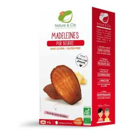 NATURE ET COMPAGNIE Madeleines Pur Beurre Sans Gluten Bio 150g