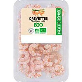 PRODUCTEURS & COMMERÇANTS Crevettes décortiquées cuites BIO 100g