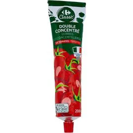 CARREFOUR CLASSIC' Sauce double concentré tomates 200g