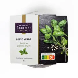 MONOPRIX GOURMET Monoprix Gourmet Pesto Verde Basilic & Pignons de Pin 115g