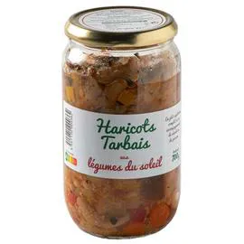 HARICOT TARBAIS PRODUCTEURS Haricots Tarbais aux légumes du soleil 700g