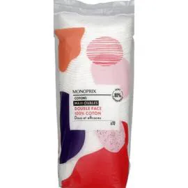 MONOPRIX Cotons maxi ovales duo l'unité