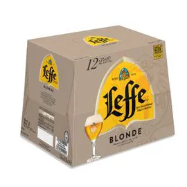 LEFFE Bière blonde 12x25cl