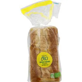 MONOPRIX BIO Brioche tranchée pur beurre aux oeufs frais bio 400g