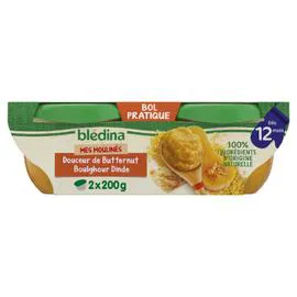 BLÉDINA Petit pot dès 12 mois douceur butternut boulghour dinde 2x200g