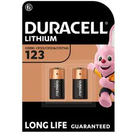DURACELL Pile Lithium CR123 3V High Power x2