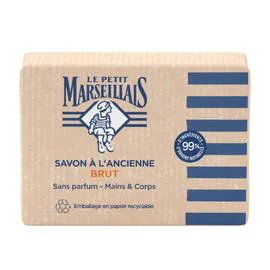 LE PETIT MARSEILLAIS Savon Mains Et Corps À L'Ancienne Brut 300g