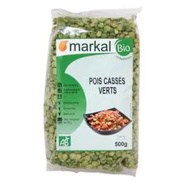 MARKAL Pois Casses Verts Bio 500g