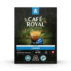 CAFÉ ROYAL Café capsules Compatibles Nespresso Lungo - x36 190g