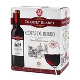 MARQUE REPÈRE, CHANTET BLANET AOC Côtes de Bourg vin rouge 3l