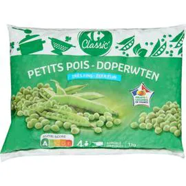 CARREFOUR CLASSIC' Petit pois très fins 1kg