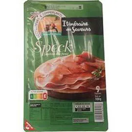 ITINÉRAIRE DES SAVEURS Saveur d'Italie - Speck jambon cru fumé 100g