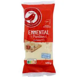AUCHAN Emmental français en bloc 400g