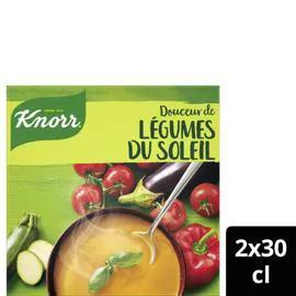 KNORR Soupe douceur de légumes du soleil en brique 2x30cl