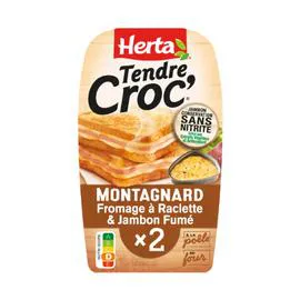 HERTA Croque-Monsieur montagnard conservation sans nitrite 200g