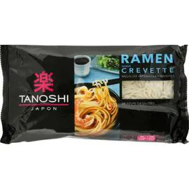 TANOSHI Nouilles japonaises Ramen crevettes 360g