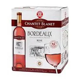 MARQUE REPÈRE, CHANTET BLANET AOC Bordeaux vin rosé 3l