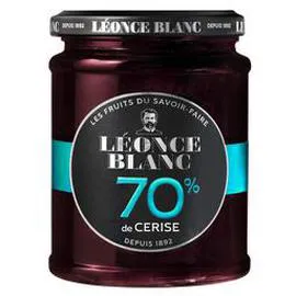 LÉONCE BLANC Confiture de cerises allégée en sucres 320g