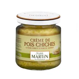 JEAN MARTIN Crème de pois chiches citron confit et ras el-hanout 110g