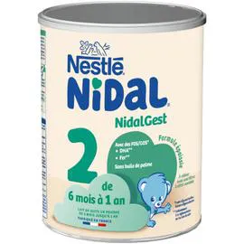 NESTLÉ, NIDAL Lait bébé en poudre 2ème âge 800g