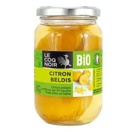 LE COQ NOIR Citron beldis bio 330g