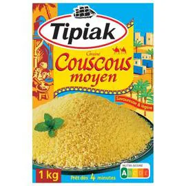 TIPIAK Couscous grain moyen 1kg