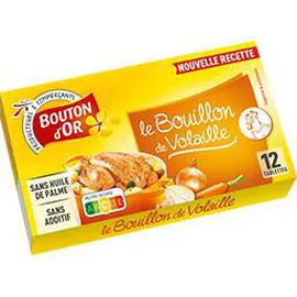 BOUTON D'OR Bouillon de volaille 12x10g