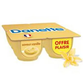 DANONE, DANETTE Crème dessert Vanille 4x125g