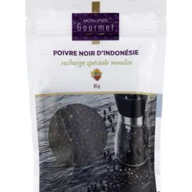 MONOPRIX GOURMET Poivre noir d'Indonésie recharge spéciale moulin 85g