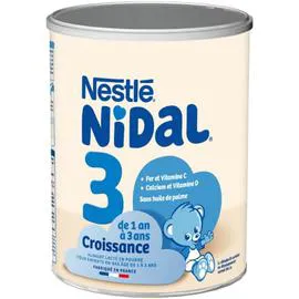 NESTLÉ, NIDAL Lait bébé en poudre dès 1 an 800g
