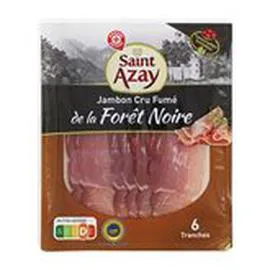 MARQUE REPÈRE, SAINT-AZAY Jambon sec forêt noire Saint Azay - 6 tranches 100g
