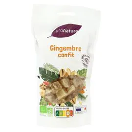 PRONATURA Gingembre Confit Bio 250g