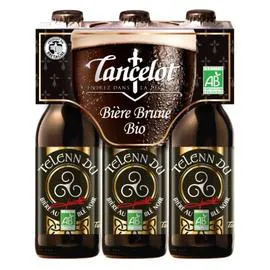 BRASSERIE LANCELOT Bière brune au blé noir Tripack Telenn Du Bio LANCELOT 990ml