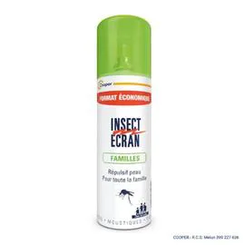 COOPER, INSECT ECRAN Répulsif puces, moustiques, tiques 200ml