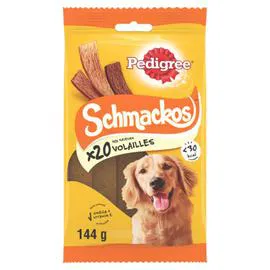 PEDIGREE Récompense pour chien saveur volaille x8