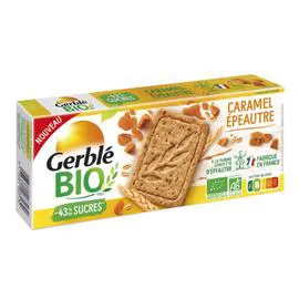 GERBLÉ BIO Biscuits sablé épeautre caramel Bio 130g