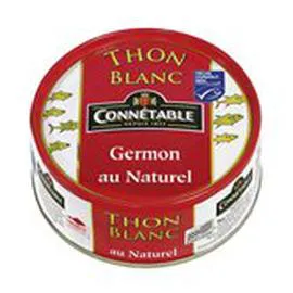 CONNÉTABLE Thon blanc entier MSC - Naturel 112g