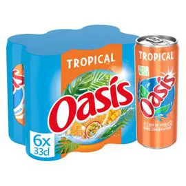 OASIS Boisson aux fruits tropical 6x33cl