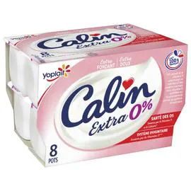 YOPLAIT, CALIN Fromage blanc nature 0% MG 8x100g