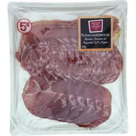 CARREFOUR Assortiment de charcuterie sec 180g