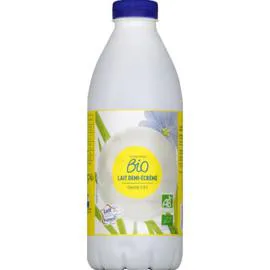 MONOPRIX BIO Lait demi-écrémé stérilisé UHT bio 1l