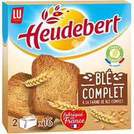 LU, HEUDEBERT Biscottes Blé complet 280g