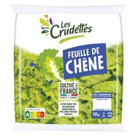 LES CRUDETTES Feuille de chêne 125g