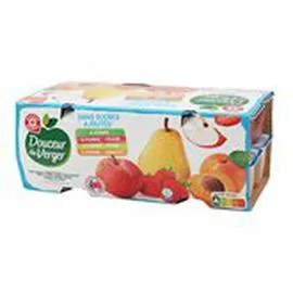 MARQUE REPÈRE, DOUCEUR DU VERGER Compotes Panachées 16x100g